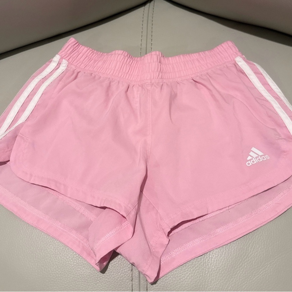 Adidas Women's Light Pink Athletic Shorts